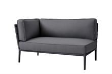 Modulsofa til haven - Cane-line conic sofa element